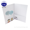 A4 Paper File One Pocket Carper con grosor